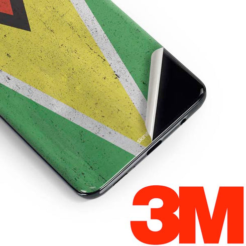 Guyana Flag Distressed Galaxy S10 Plus Skin